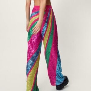 Nasty Gal Sequin Pants